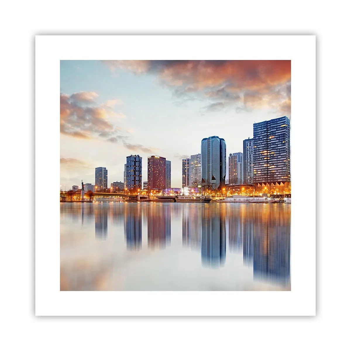 Poster - Die monumentale Ruhe von Paris - 40x40 cm