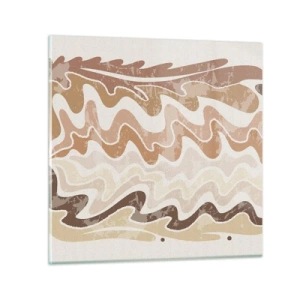 Glasbild - Bild auf glas - Gute Energie – gute Gefühle - 60x60 cm