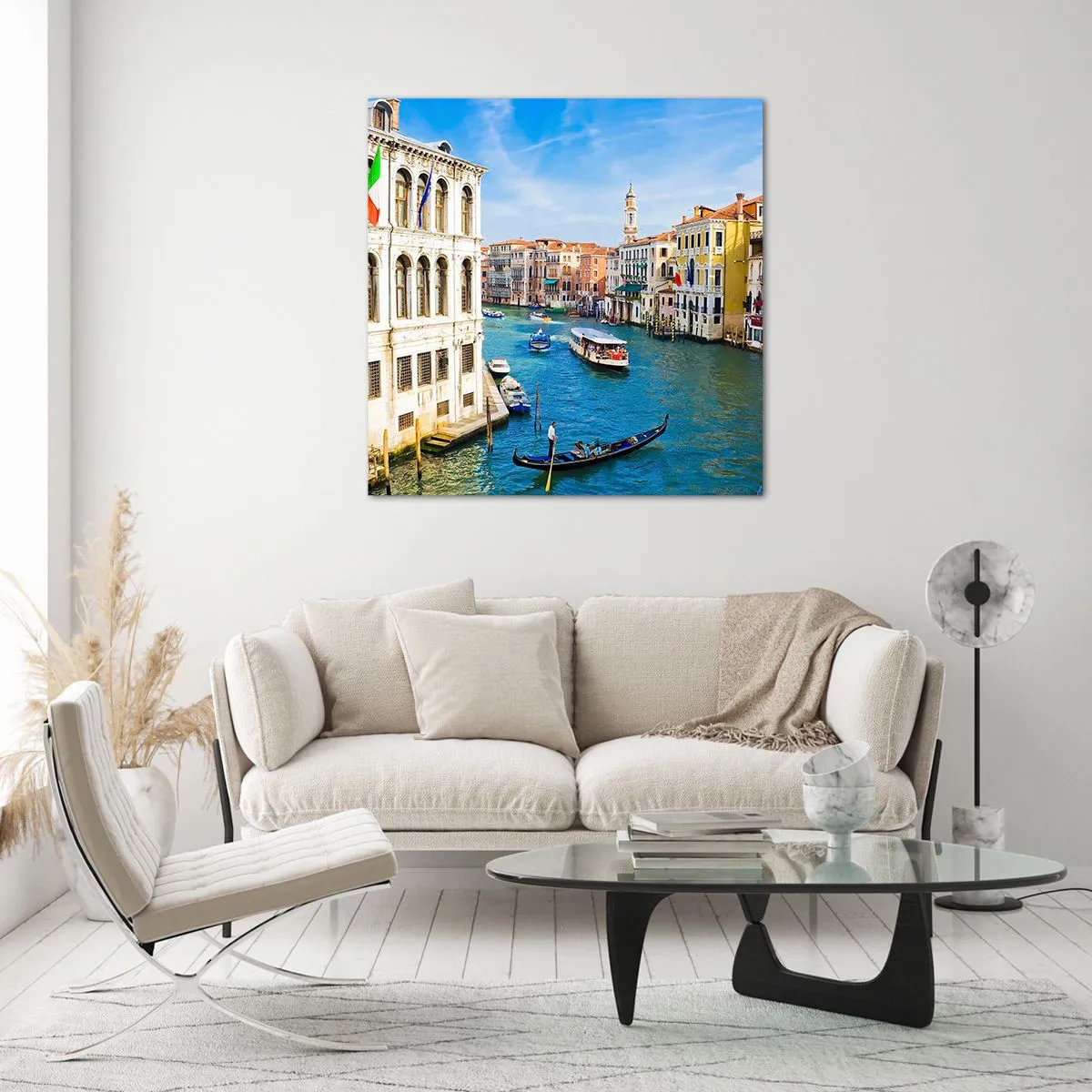 Glasbild - Bild auf glas - Der einzigartige Verkehr der Welt - 50x50 cm