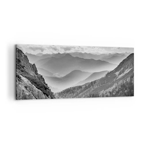 Bild auf Leinwand - Leinwandbild - Bis zum Horizont - 100x40 cm