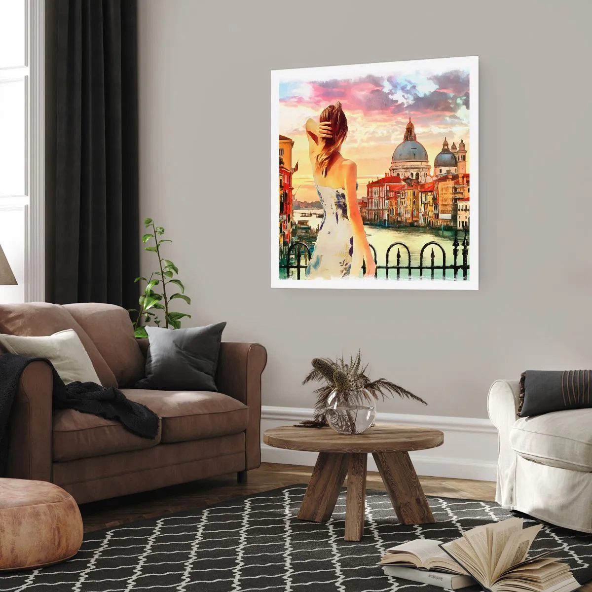 Poster - Als Abenteuer nur in ... - 60x60 cm