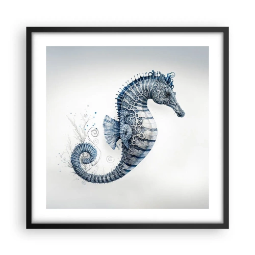 Poster in einem schwarzem Rahmen - Subtiler Witz der Natur - 50x50 cm