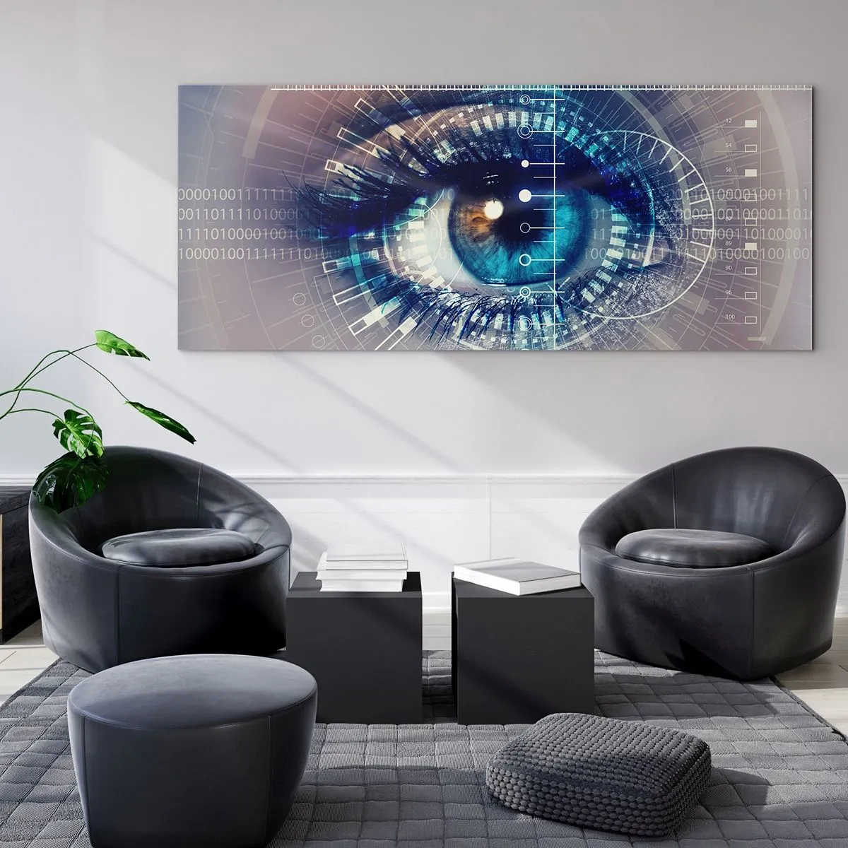 Glasbild - Bild auf glas - Du denkst du kennst mich - 100x40 cm