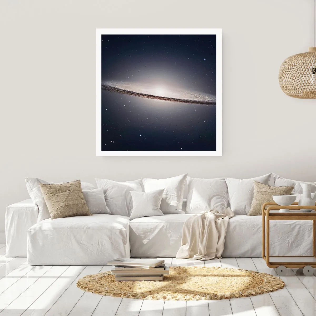 Poster - Vor langer Zeit in einer weit entfernten Galaxie ... - 30x30 cm