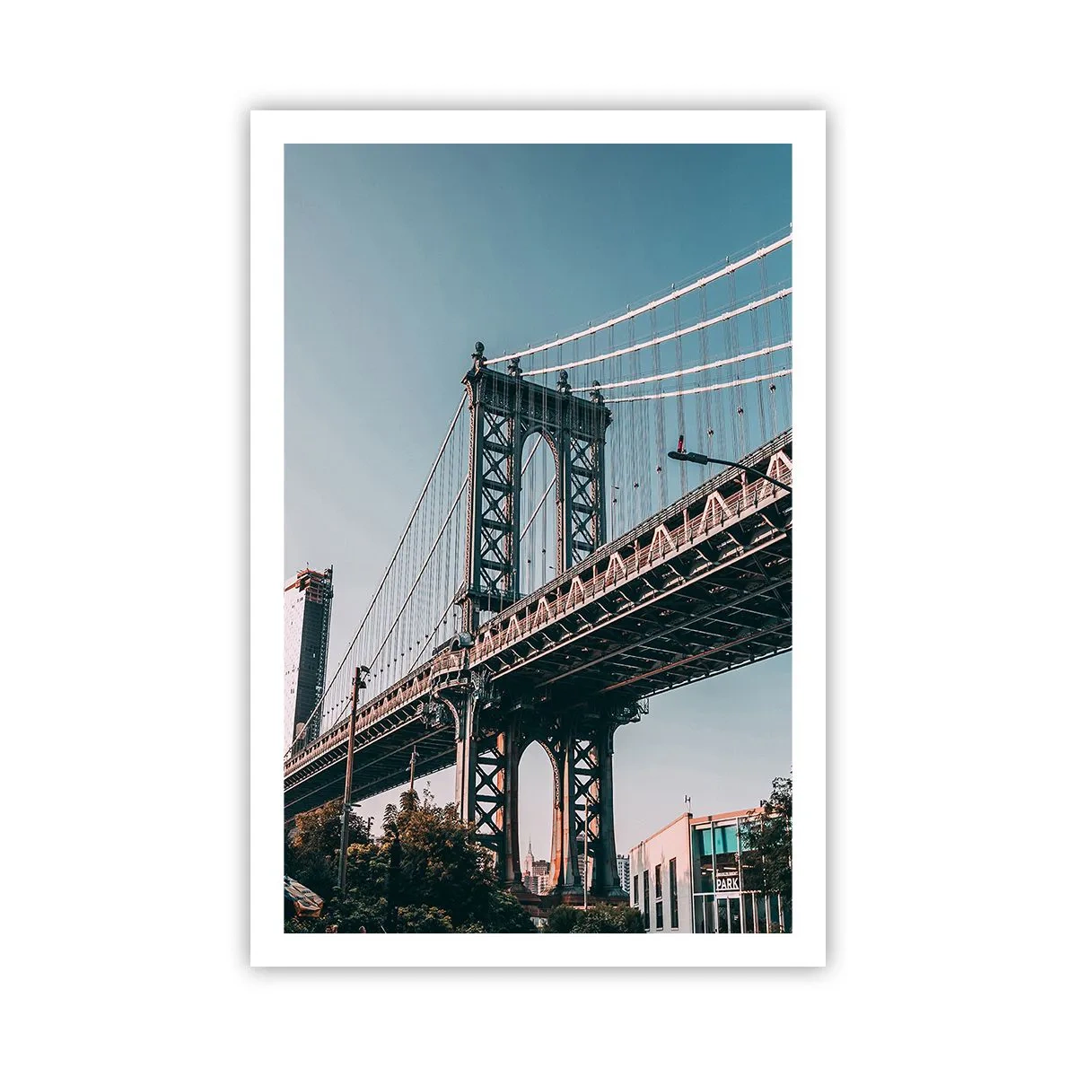 Poster - Über den Wellen der Stadt - 61x91 cm