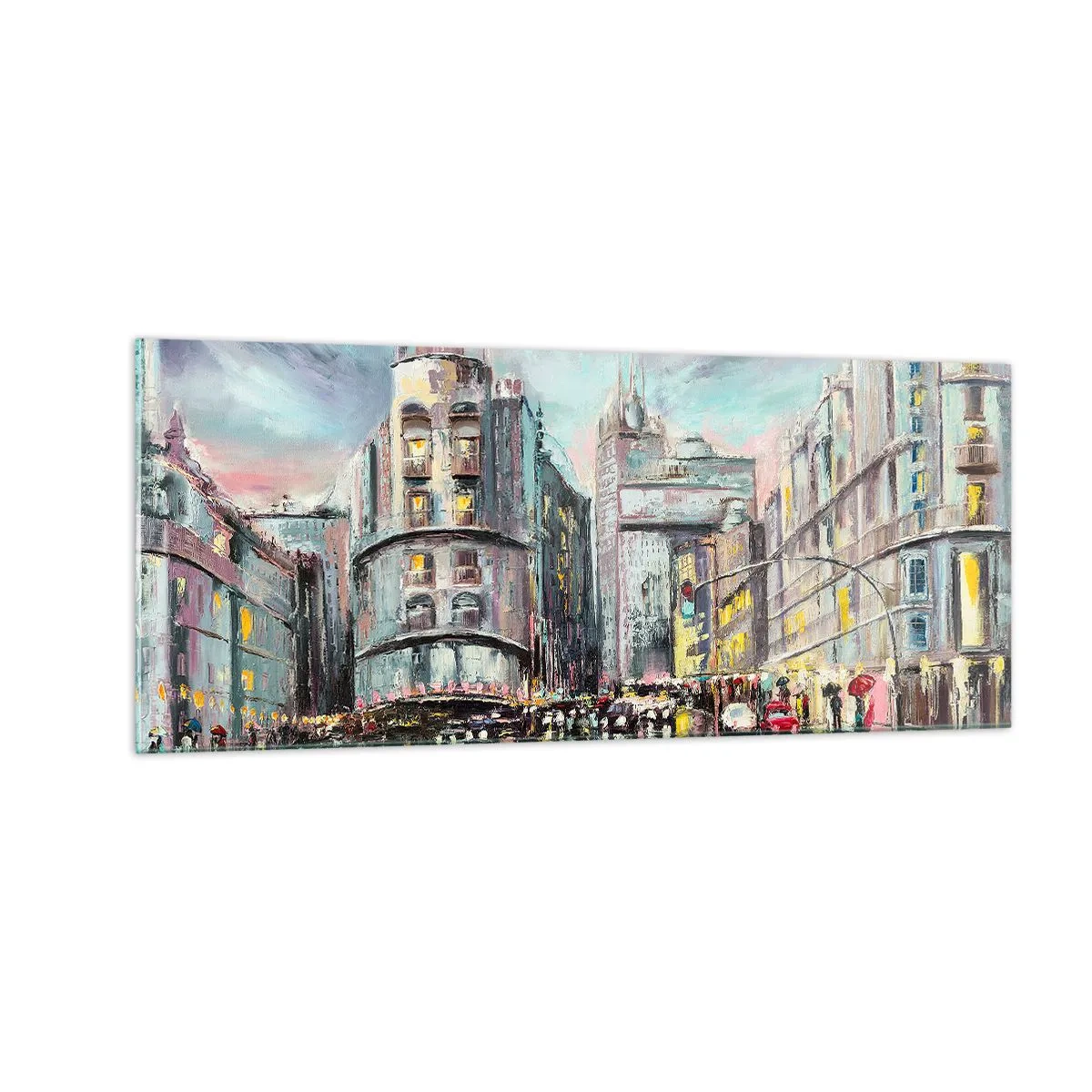 Glasbild - Bild auf glas - Es wird ein gelungener Abend - 100x40 cm