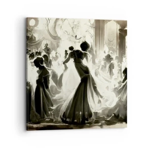 Bild auf Leinwand - Leinwandbild - Die große Maskerade - 70x70 cm