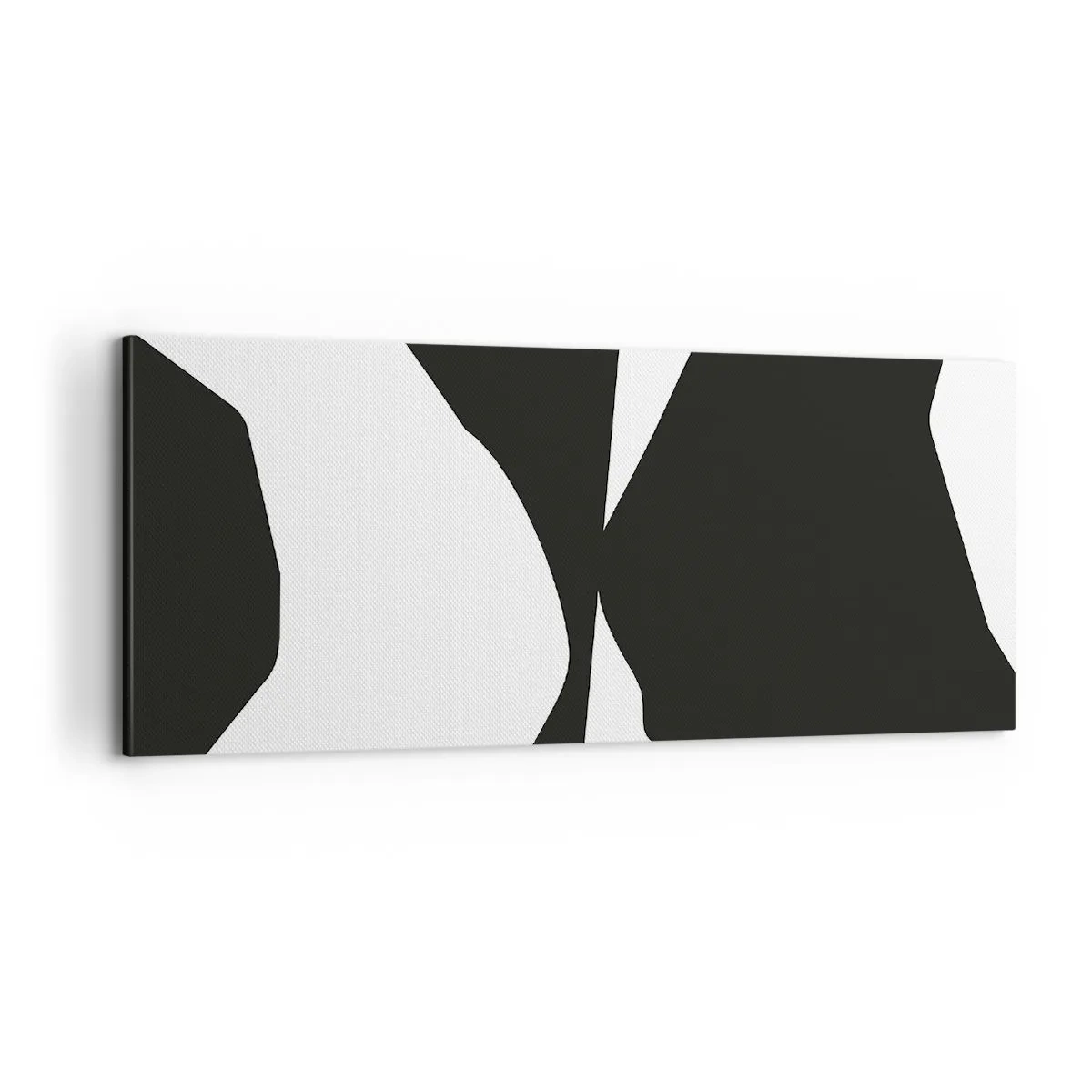 Bild auf Leinwand - Leinwandbild - Positiv negativ - 100x40 cm