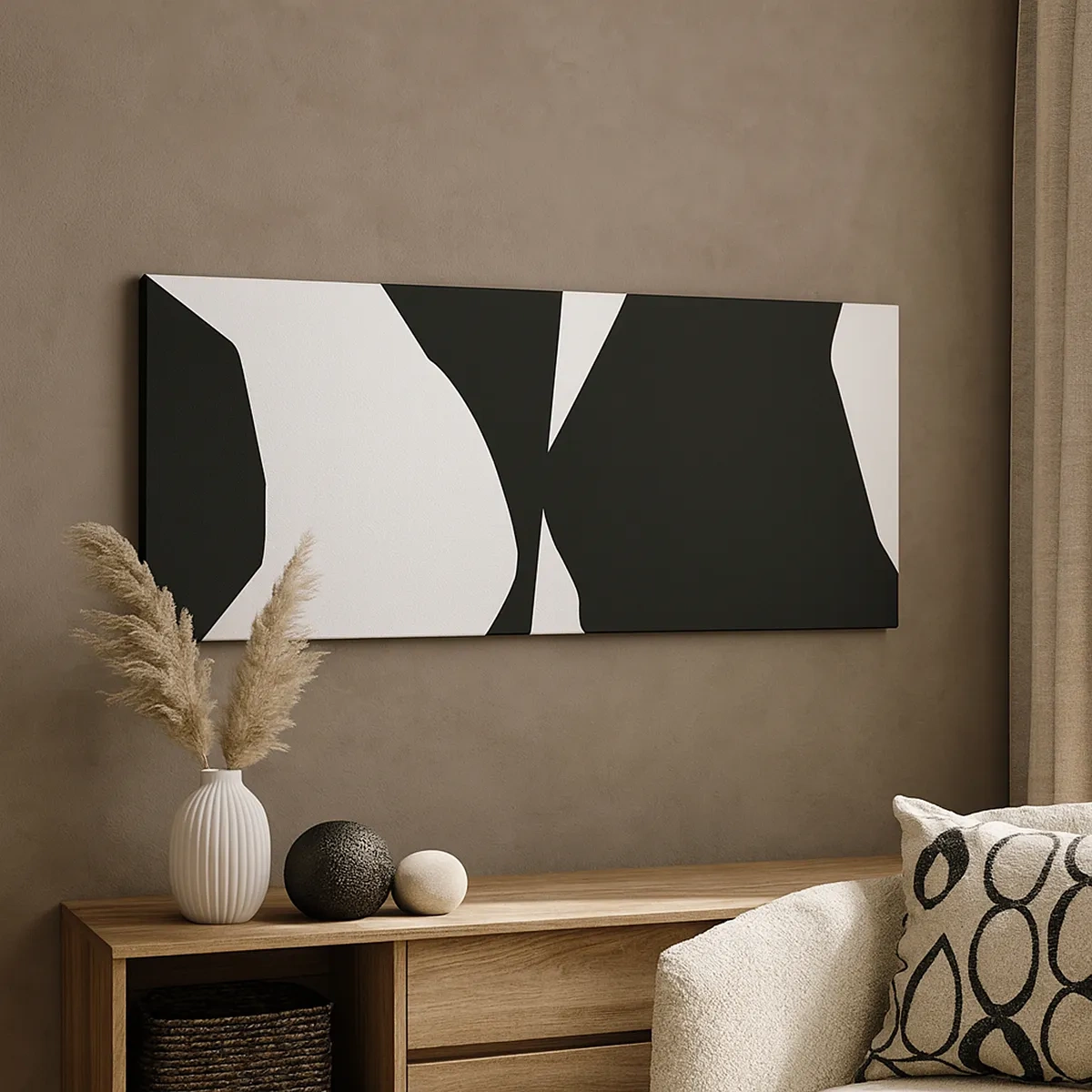 Bild auf Leinwand - Leinwandbild - Positiv negativ - 30x30 cm