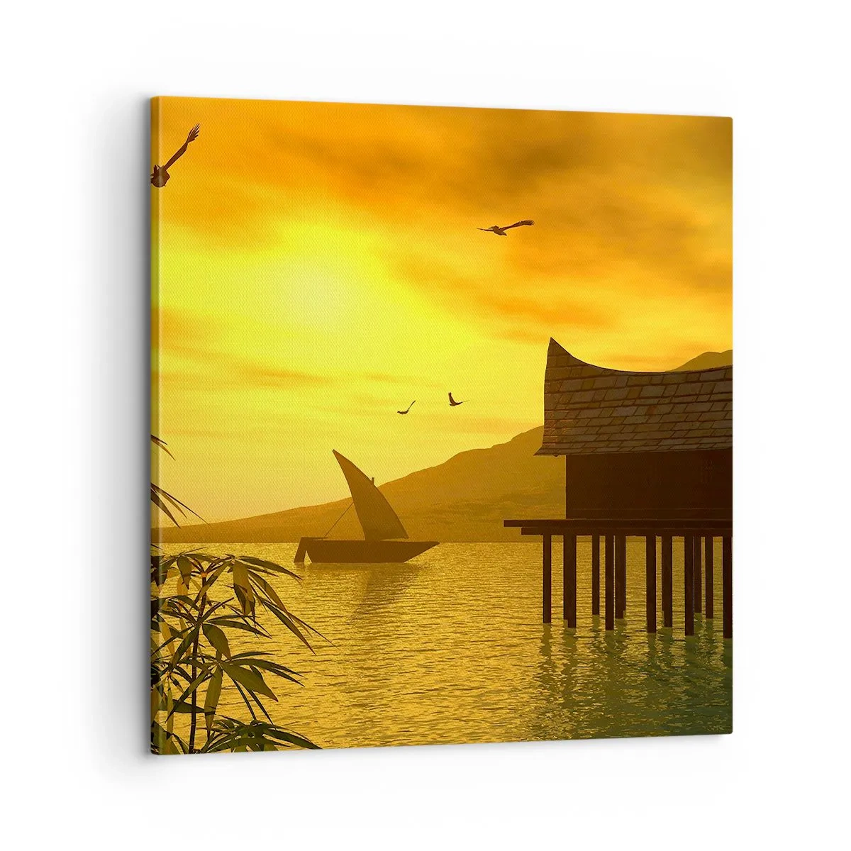 Bild auf Leinwand - Leinwandbild - Der ersehnte Frieden - 60x60 cm