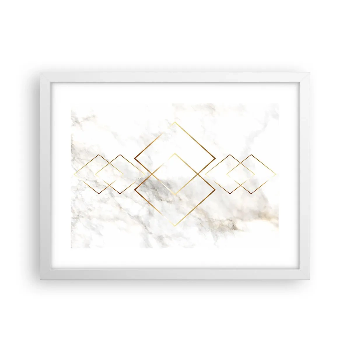 Poster in einem weißen Rahmen - Ein Blick in die Unendlichkeit - 40x30 cm