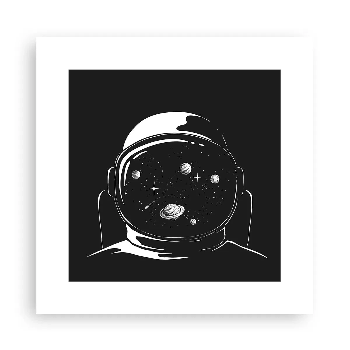 Poster - Schöne Aussicht - 30x30 cm