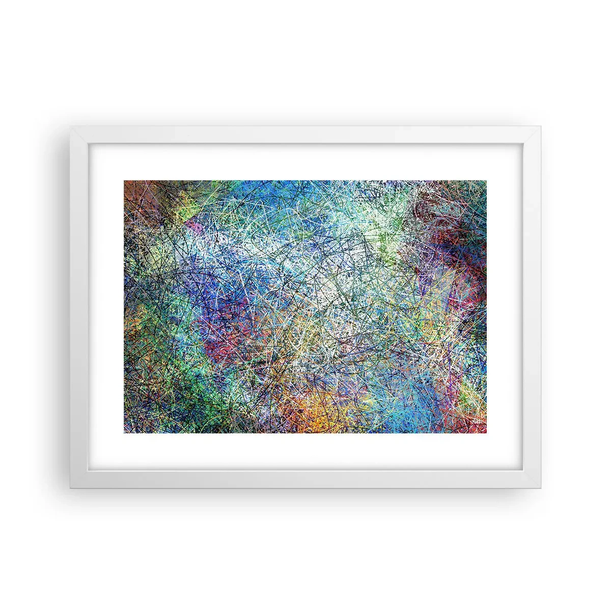 Poster in einem weißen Rahmen - Es ist nicht so einfach - 40x30 cm
