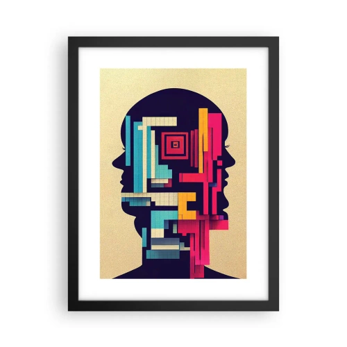 Poster in einem schwarzem Rahmen - Neue Anleihen - 30x40 cm