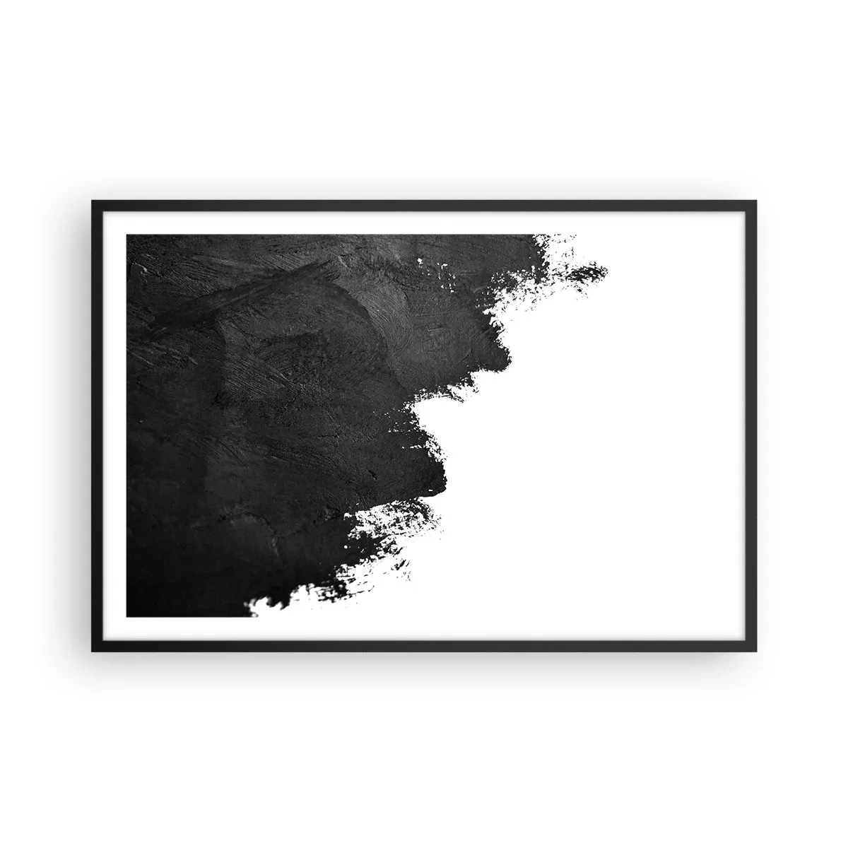 Poster in einem schwarzem Rahmen - Elemente: Erde - 91x61 cm