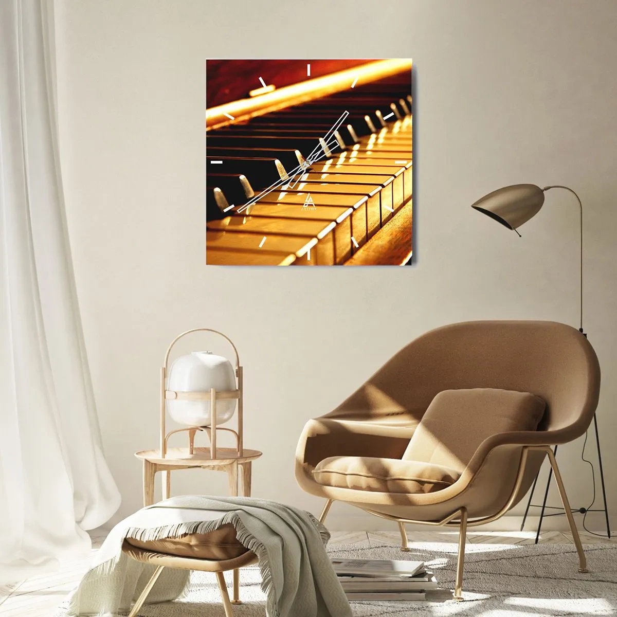 Wanduhr - Glasuhr - Endlose Möglichkeiten - 40x40 cm