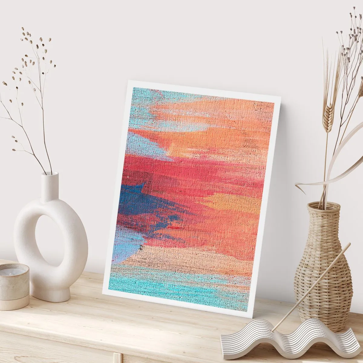 Poster - Renne den Regenbogen hinunter - 30x40 cm