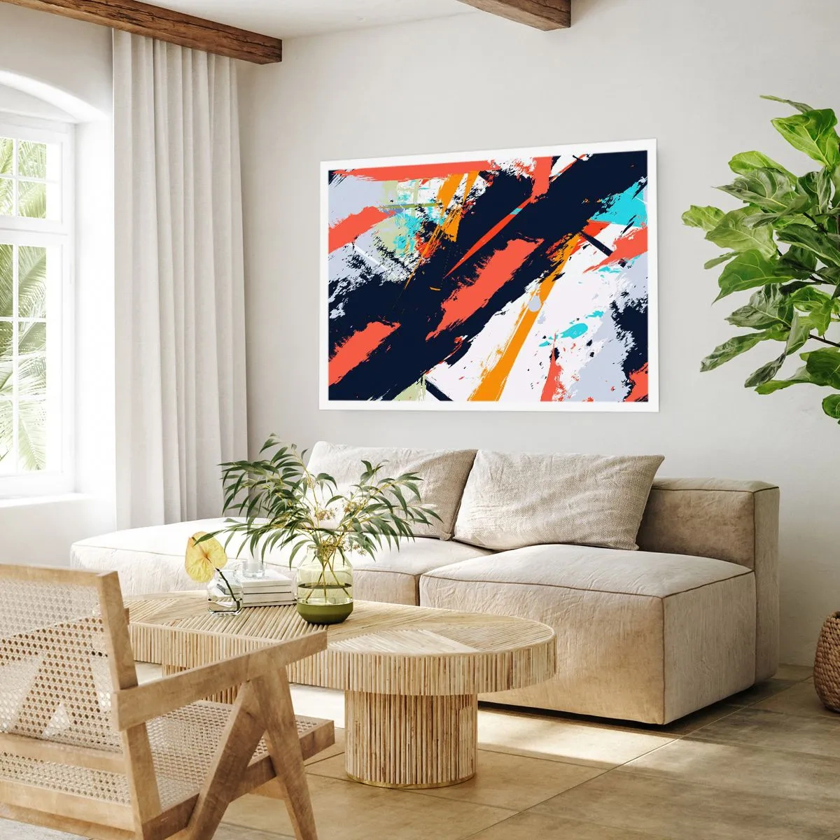 Poster - Dynamische Komposition - 40x30 cm