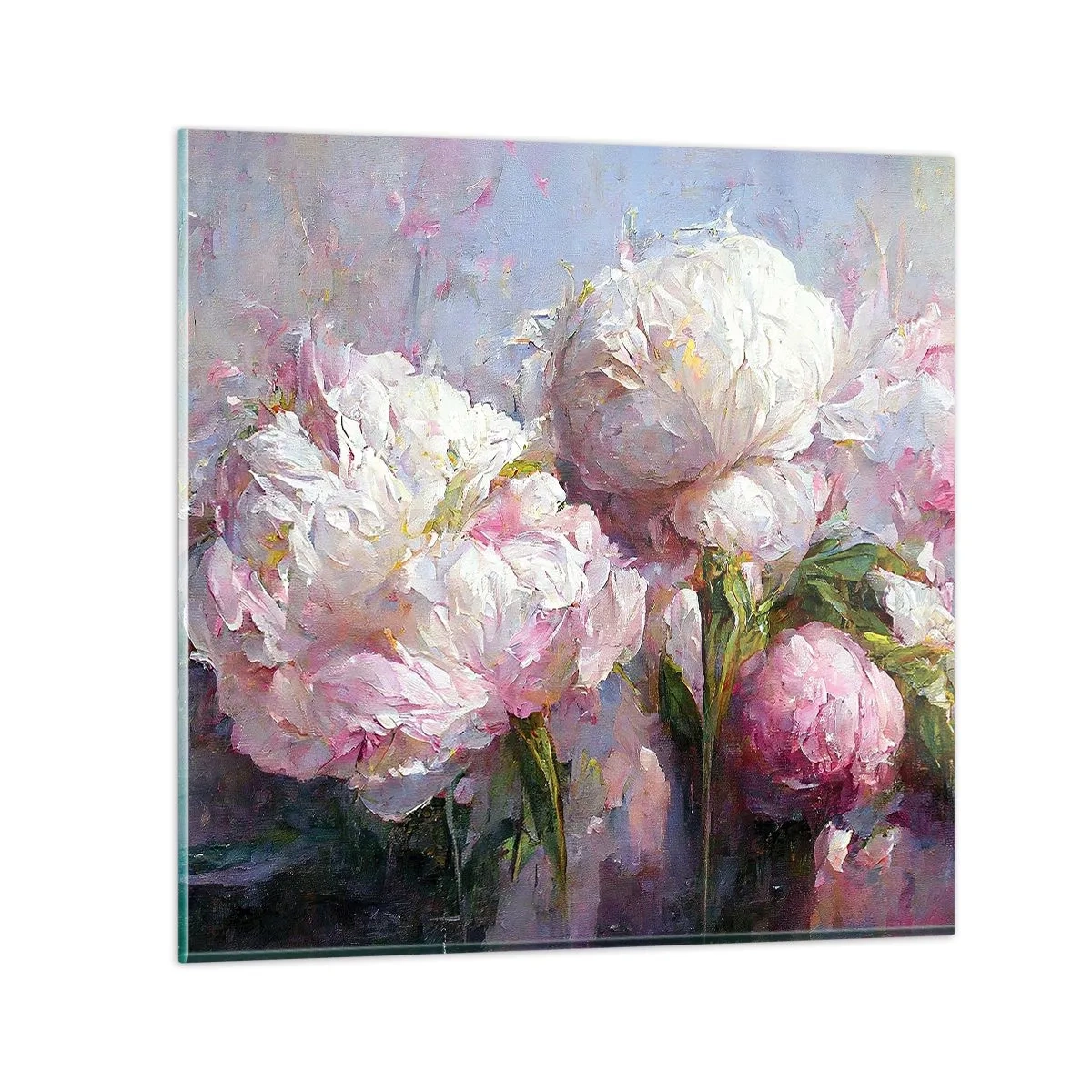 Glasbild - Bild auf glas - Strauß voller Leben - 40x40 cm