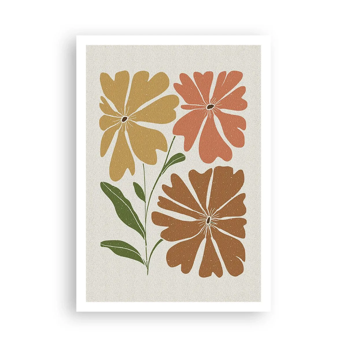Poster - Natur und Geometrie - 70x100 cm