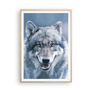 Poster in einem Rahmen aus heller Eiche - Werden Sie die Herausforderung annehmen? - 70x100 cm