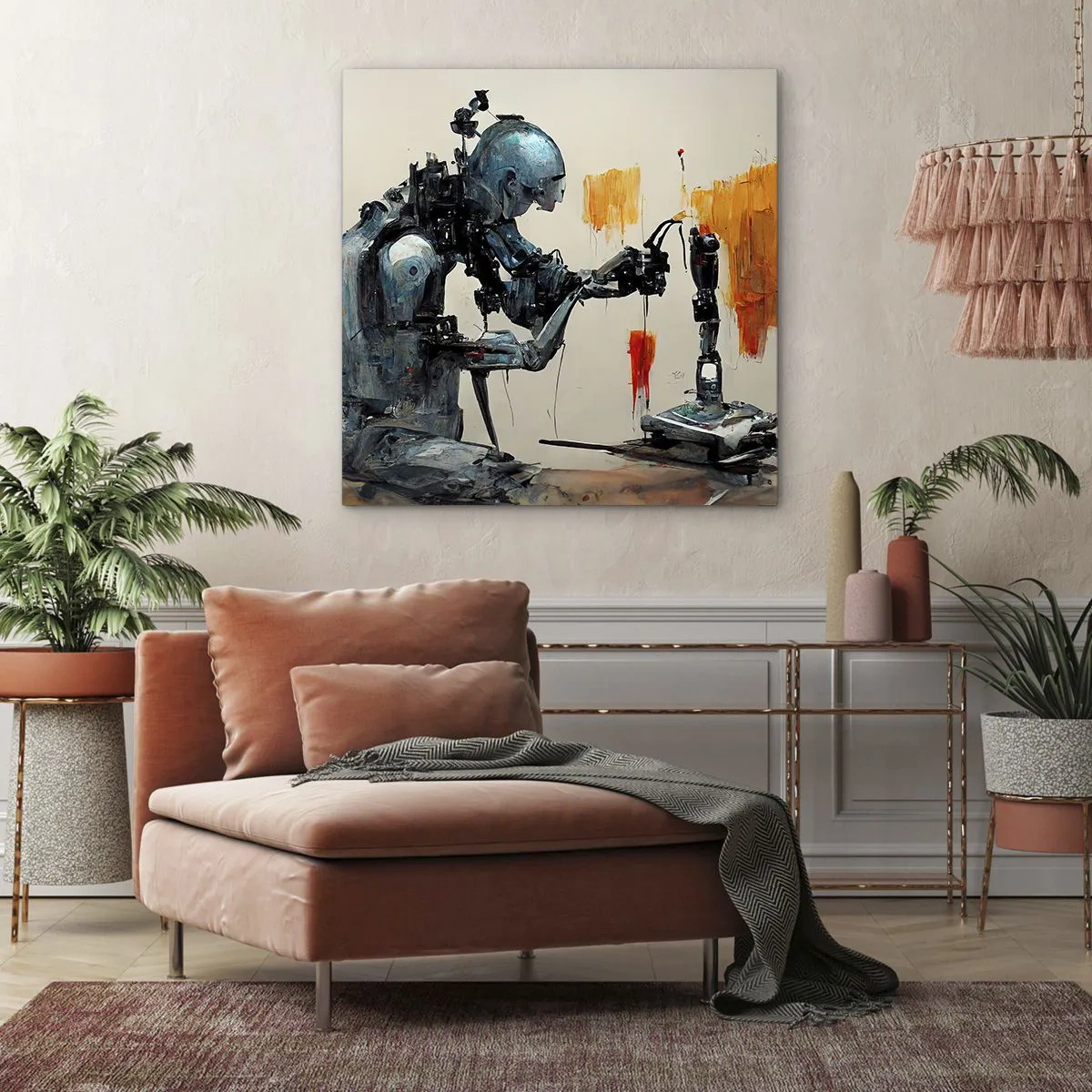 Bild auf Leinwand - Leinwandbild - Schon morgen… - 70x70 cm