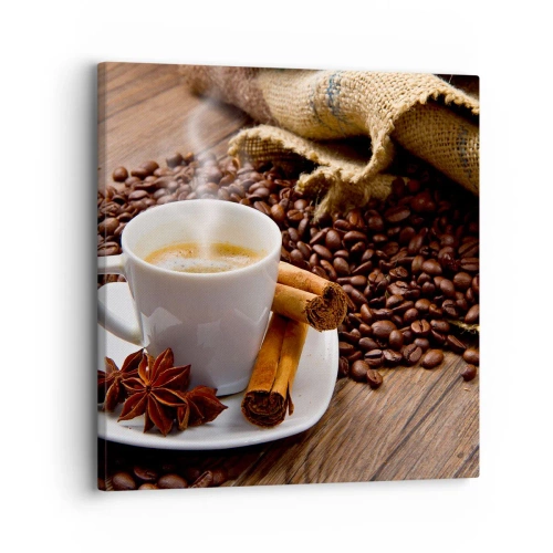 Bild auf Leinwand - Leinwandbild - Würziger Geschmack und Aroma - 30x30 cm