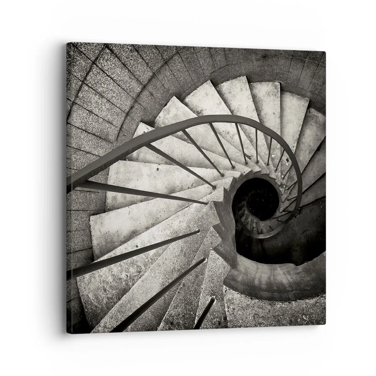 Bild auf Leinwand - Leinwandbild - Treppe hoch, Treppe runter - 30x30 cm