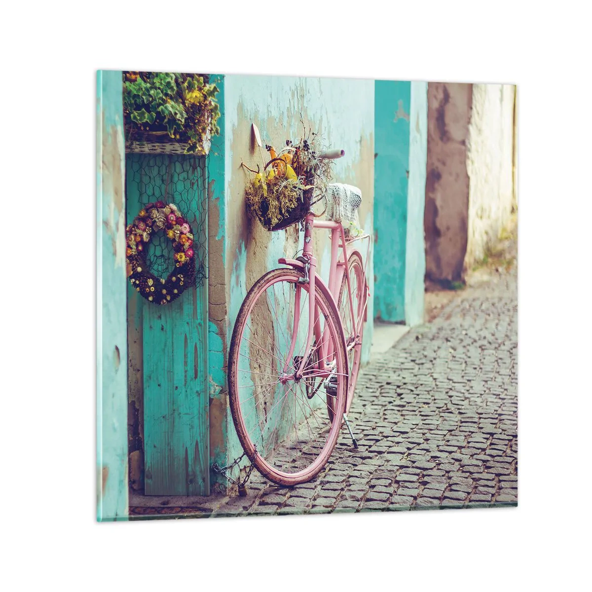 Glasbild - Bild auf glas - Ich komme gleich wieder - 50x50 cm