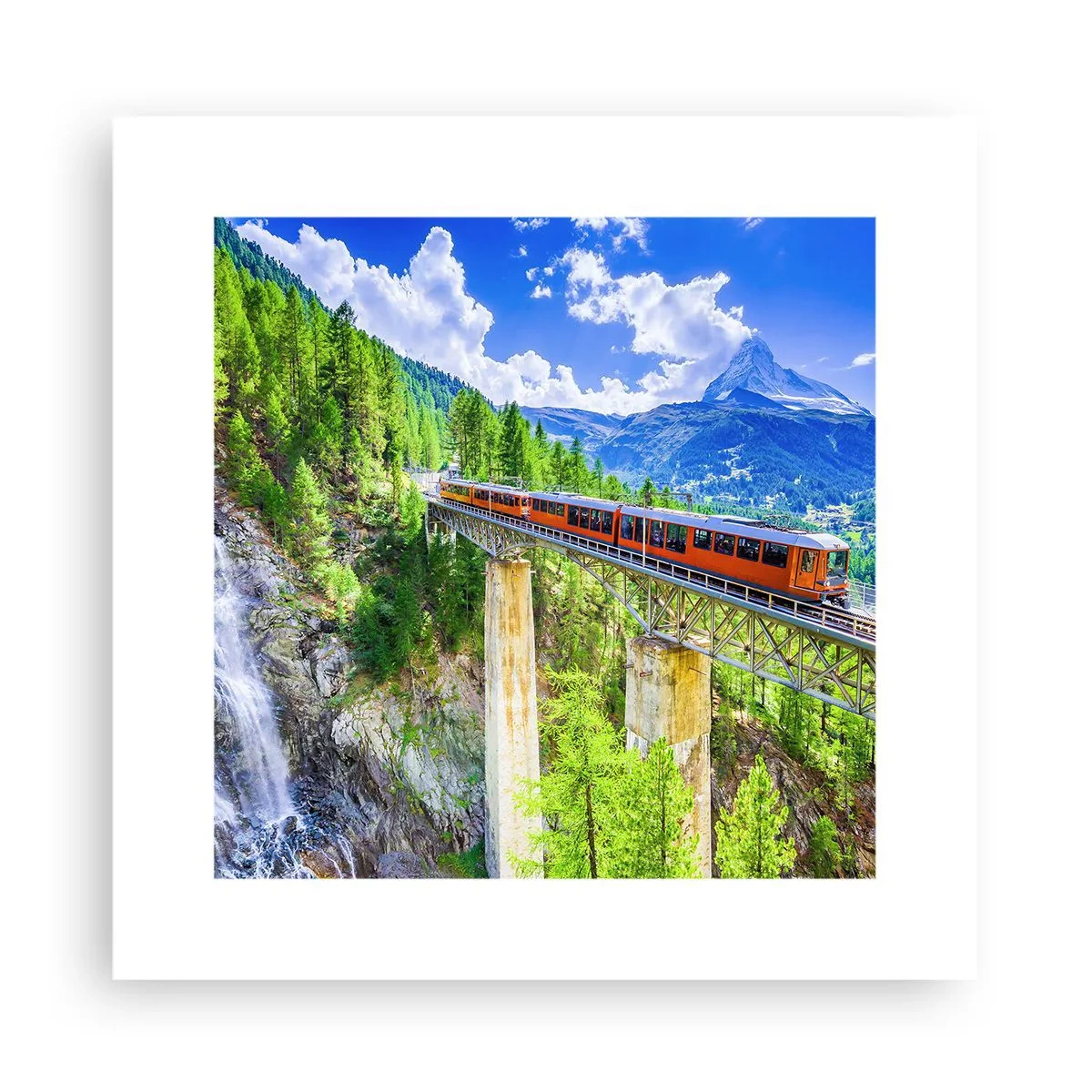 Poster - Jetzt sind Alpen dran - 30x30 cm