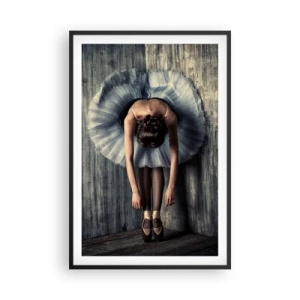 Poster in einem schwarzem Rahmen - Wenn die Musik aufhört - 61x91 cm