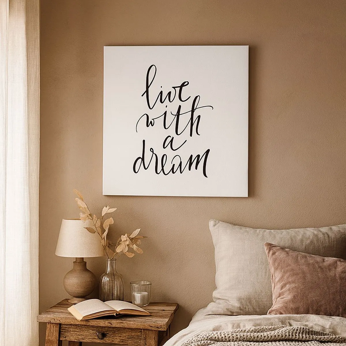 Bild auf Leinwand - Leinwandbild - Na sicher - 30x30 cm