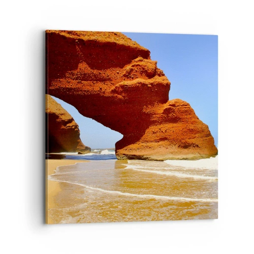 Bild auf Leinwand - Leinwandbild - Wasser und Wind seit Tausenden von Jahren - 70x70 cm