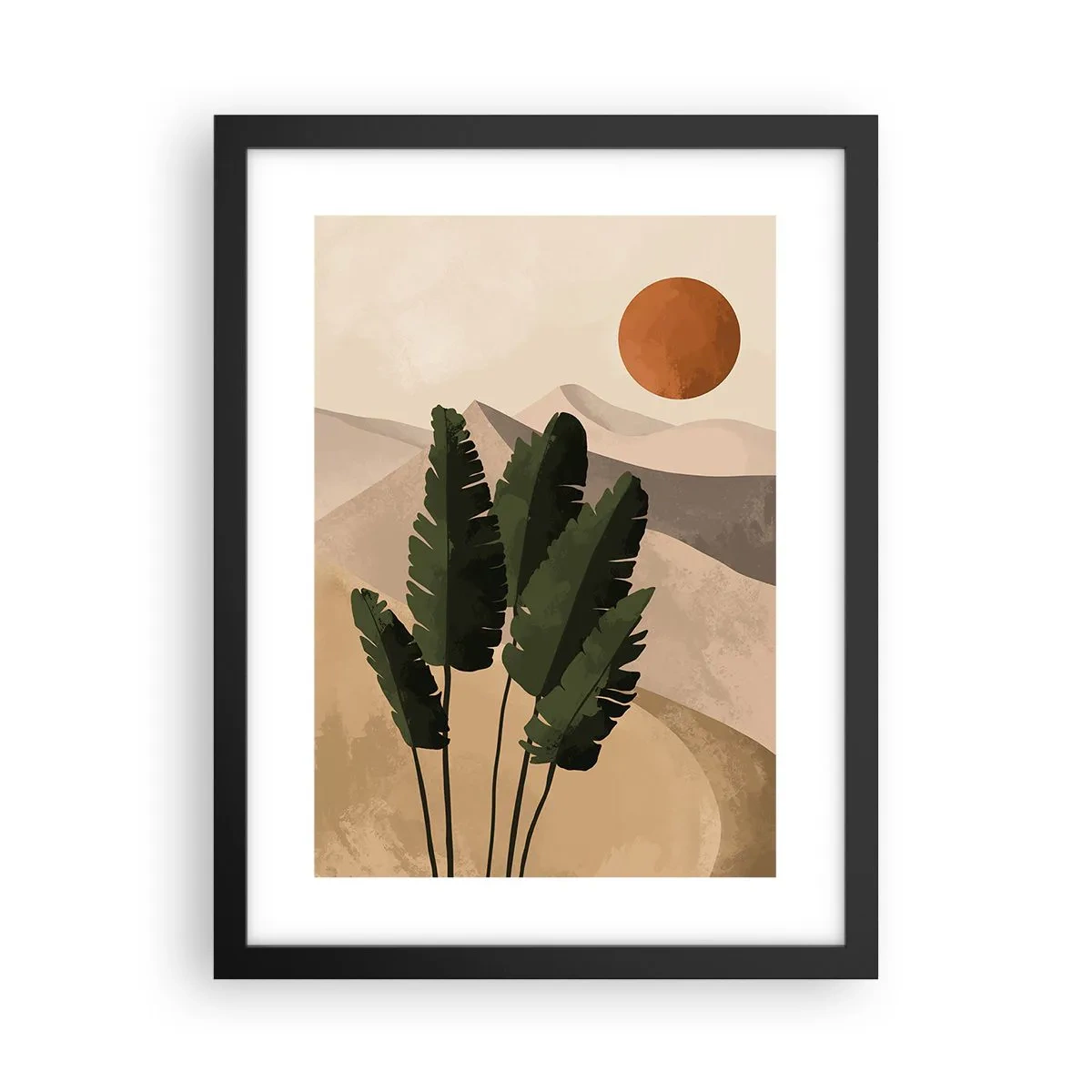 Poster in einem schwarzem Rahmen - Der Triumph des Lebens - 30x40 cm