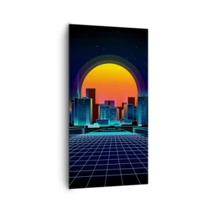Bild auf Leinwand - Leinwandbild - Willst du immer noch zu Real gehen? - 65x120 cm
