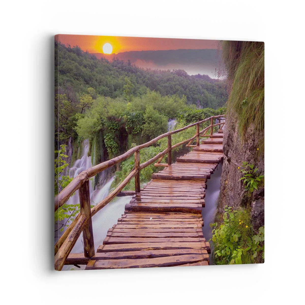 Bild auf Leinwand - Leinwandbild - Schönheit jenseits des Glaubens - 40x40 cm