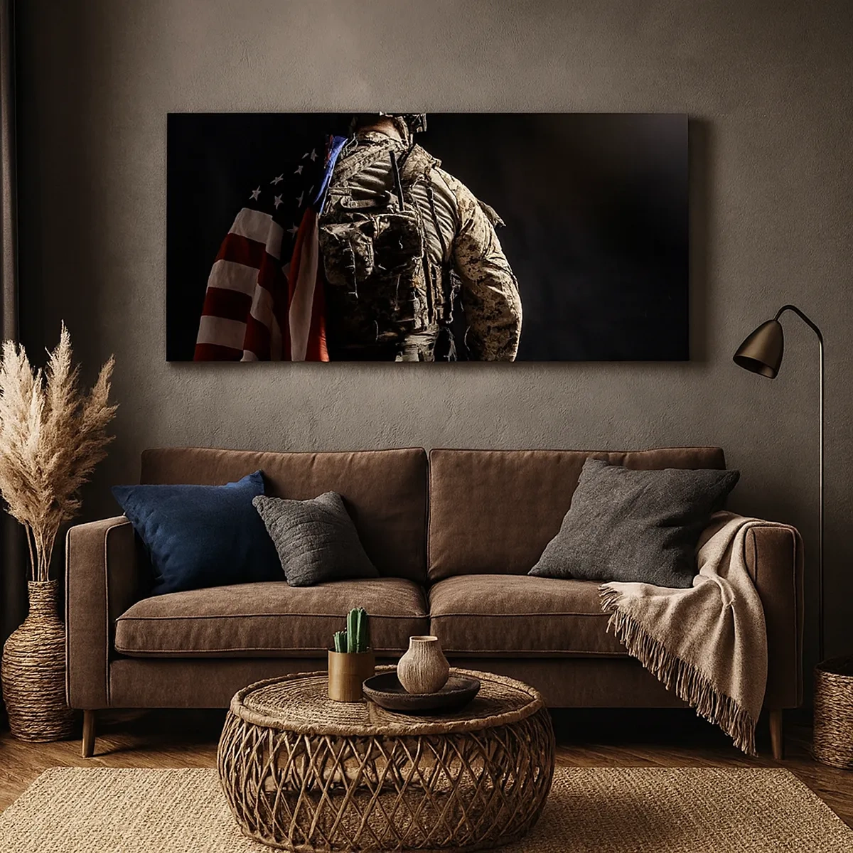 Bild auf Leinwand - Leinwandbild - Darum - 30x30 cm