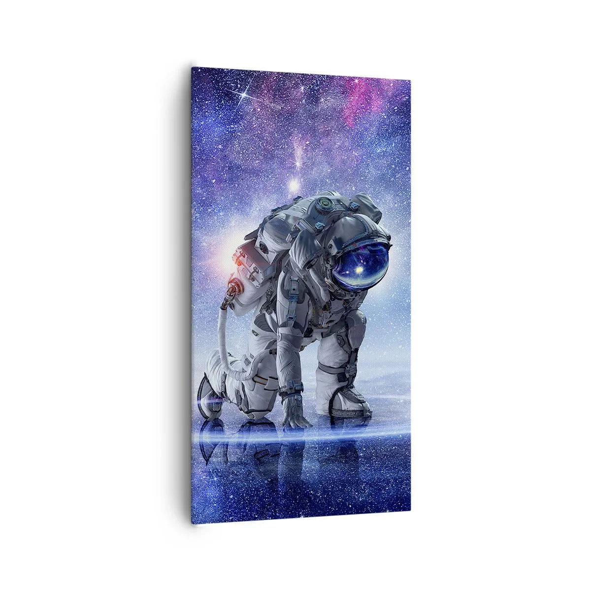 Bild auf Leinwand - Leinwandbild - Der Sternenhimmel über mir - 65x120 cm