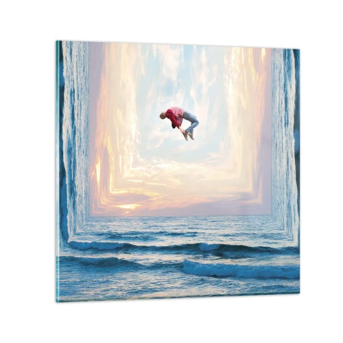 Glasbild - Bild auf glas - In eine andere Dimension - 30x30 cm