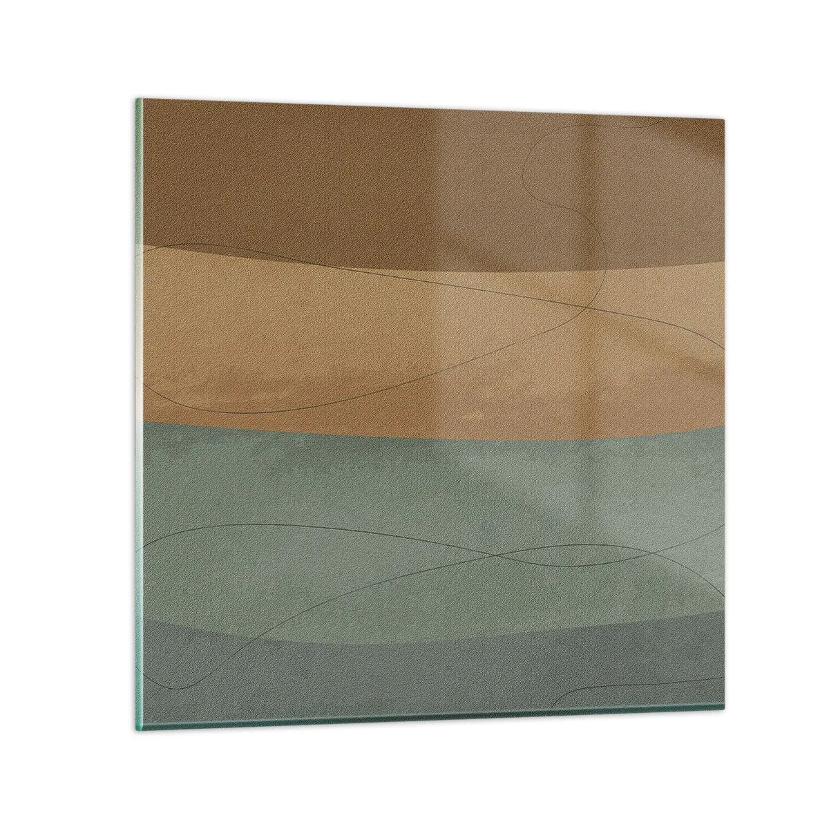 Glasbild - Bild auf glas - Horizontale Komposition - 40x40 cm