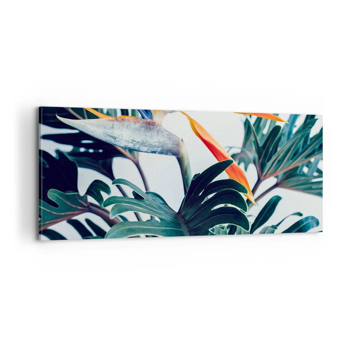 Bild auf Leinwand - Leinwandbild - Vogelbusch - 100x40 cm