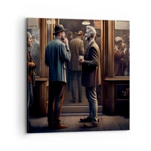 Bild auf Leinwand - Leinwandbild - Gute Zeit des Tages - 70x70 cm