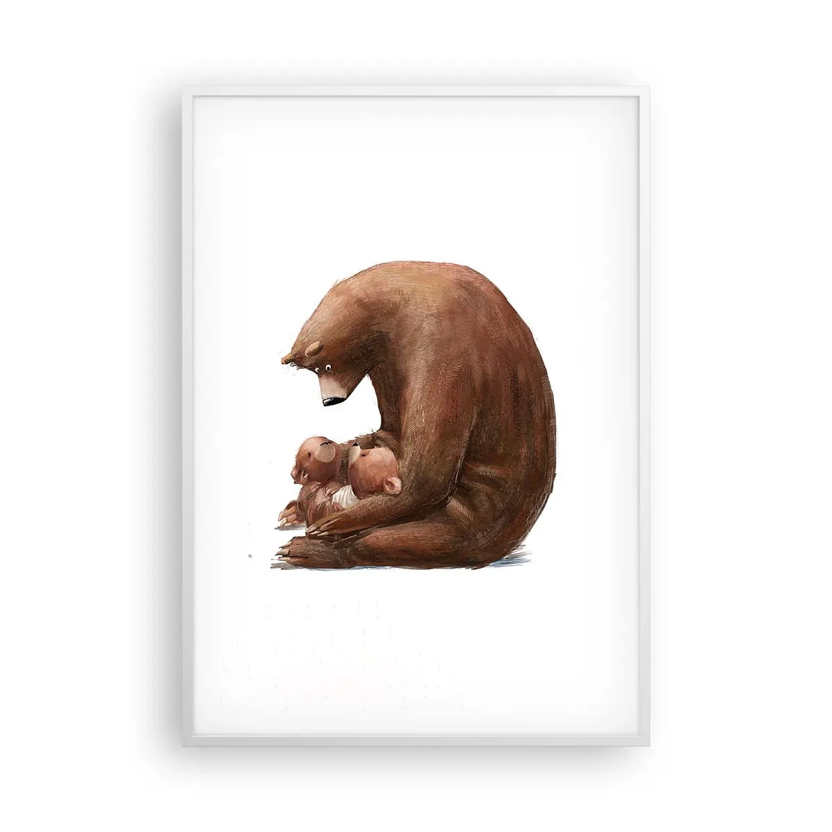 Poster in einem weißen Rahmen - Süße Träume, Kinder - 70x100 cm