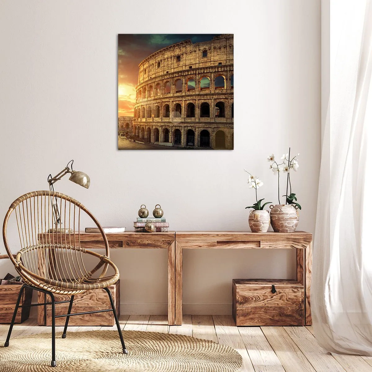 Bild auf Leinwand - Leinwandbild - Ein kolossaler Eindruck - 30x30 cm