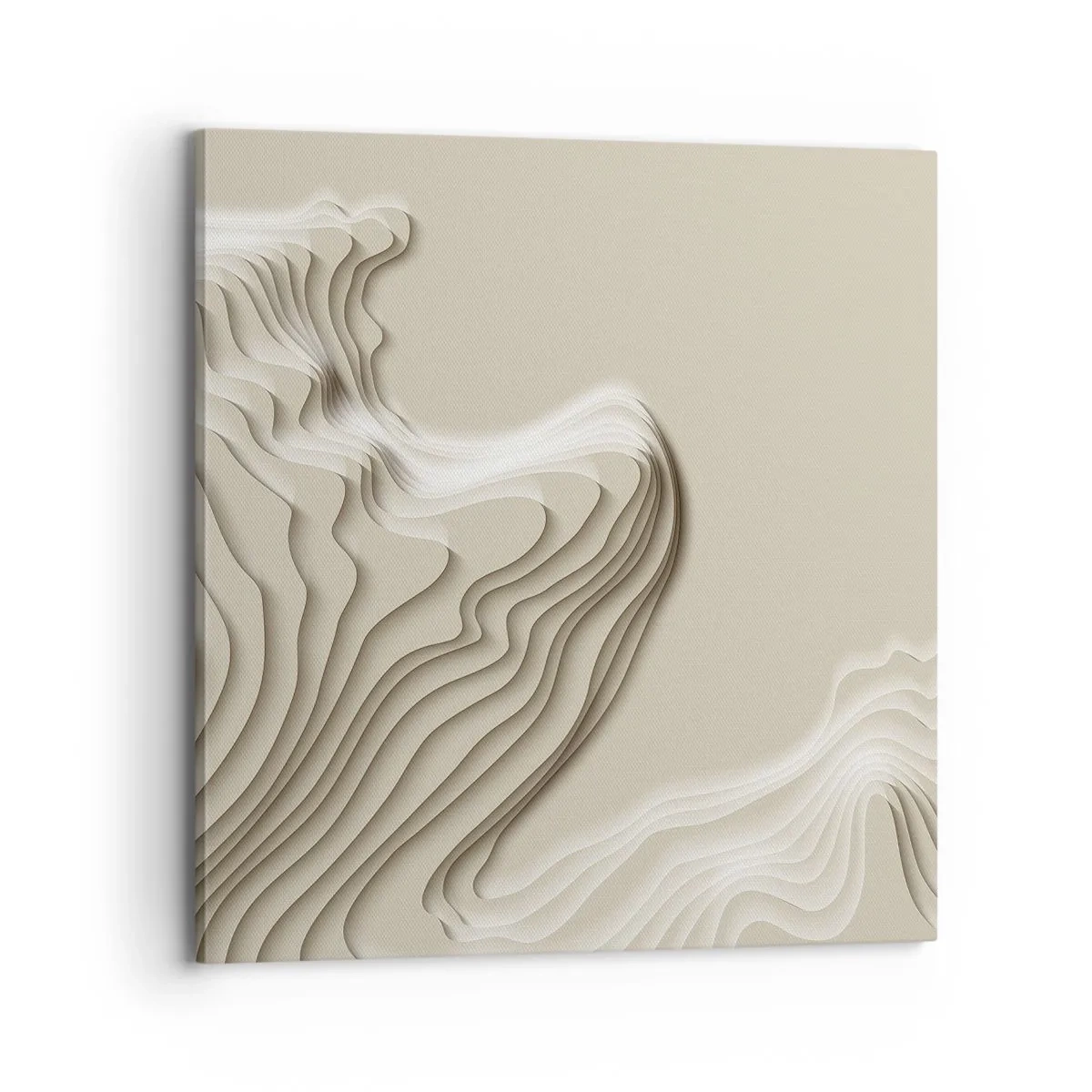 Bild auf Leinwand - Leinwandbild - Topographie der Kunst - 70x70 cm