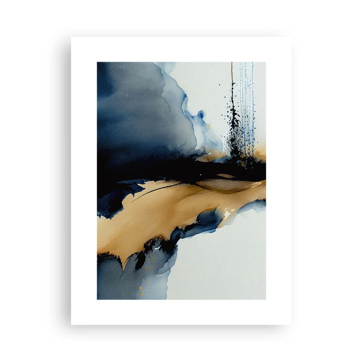 Poster - Hinter dem Vorhang - 30x40 cm