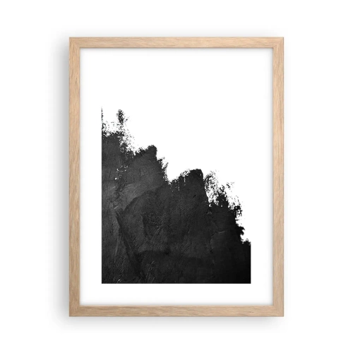 Poster in einem Rahmen aus heller Eiche - Elemente: Erde - 30x40 cm