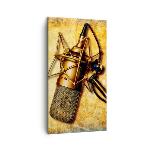 Bild auf Leinwand - Leinwandbild - Die goldenen Jahre des Radios - 45x80 cm