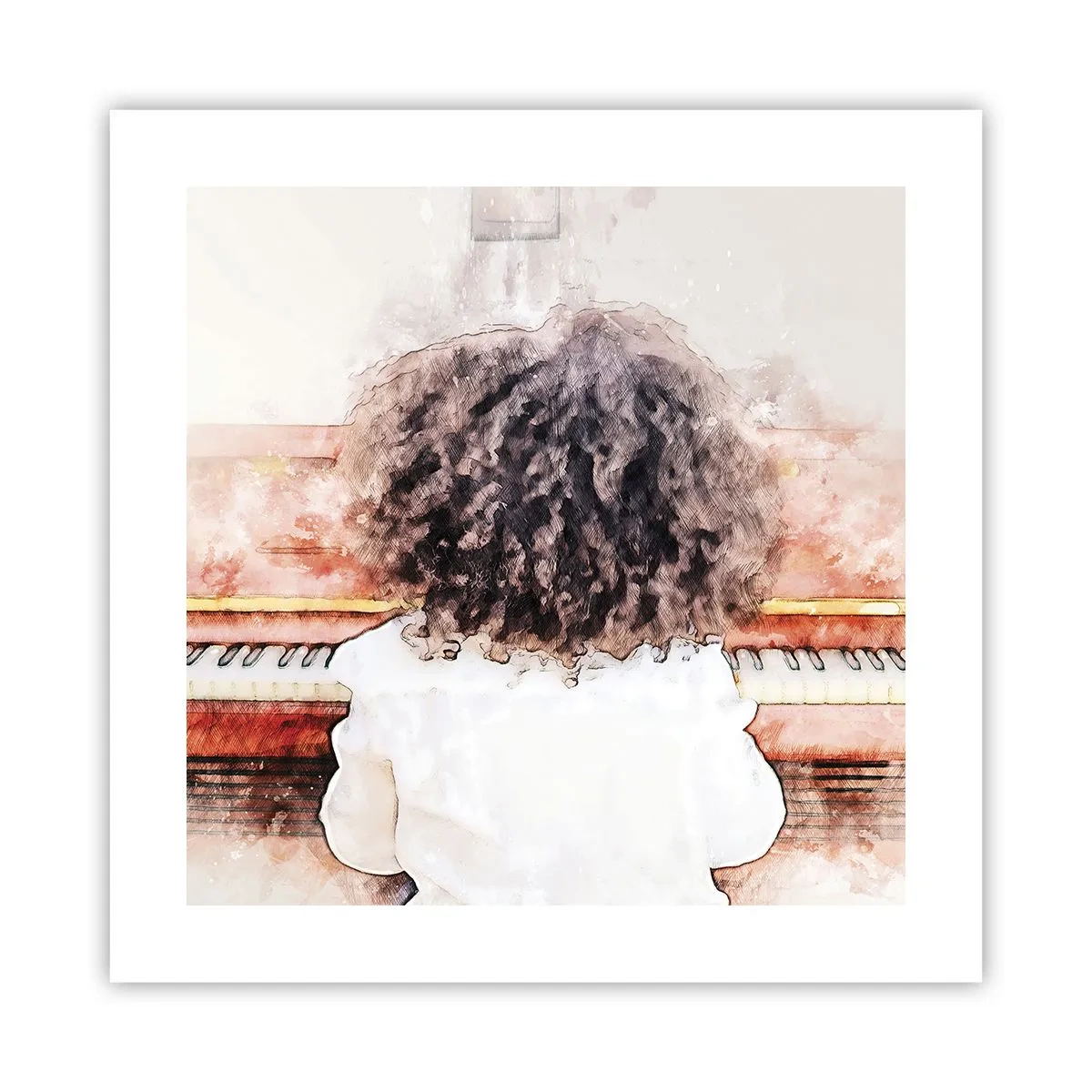 Poster - In der neuen Welt - 40x40 cm