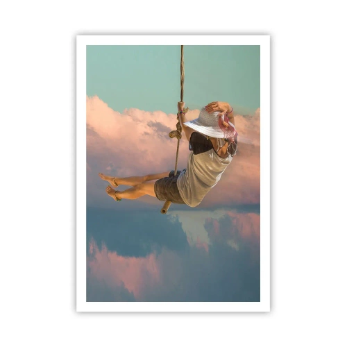 Poster - Spaß in den Wolken - 70x100 cm